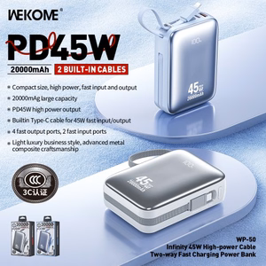 Varavirtalähde WK Design "WP-50", sininen, 20000 mAh (45 W)