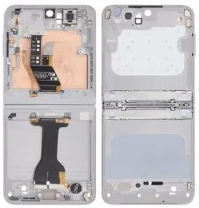 Middle Housing Samsung F741 Z Flip6 5G Silver Shadow Original (Used Grade B)