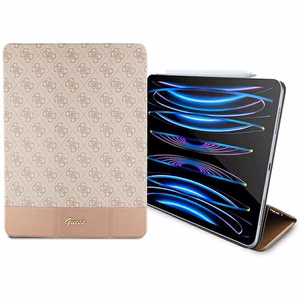 Guess 4G Stripe Allover Suojakuori iPad Pro 12.9":lle - vaaleanpunainen