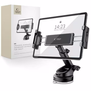 Tech-Protect V4 auton tablettipidike kojetaulukiinnitykseen - musta