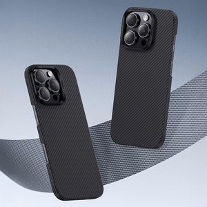 Benks Magnetic Armor Air Kevlar Suojakuori Metal Frame 600D iPhone 15 Plus:lle musta