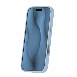 Silikoninen Ohut Mag Suojakuori iPhone 16 Pro Max 6,9:lle vaaleansininen