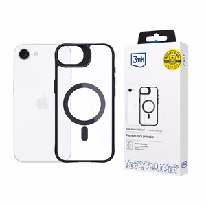 3mk Satin Armor MagCase Apple iPhone 16e / SE 4:lle - läpinäkyvä