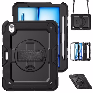 Tech-Protect Solid360 Suojakuori iPad Air 11 (2024/2025/2026):lle - musta