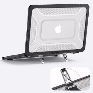 Tech-Protect Kevlar Pro suojakuori MacBook Neo 13" 2026 - musta ja kirkas