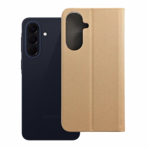 Flip-suojakuori Samsung A57 5G:lle Sensitive Book kultainen