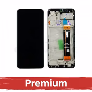 LCD-näyttö Samsung A236 A23 5G:lle musta kehyksellä OEM