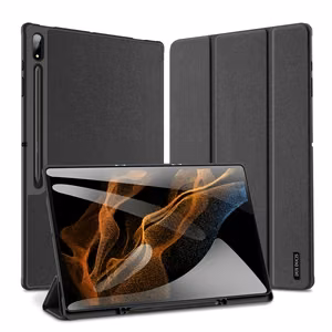 DUX DUCIS DOMO taittuva suojakuori kynälokerolla Samsung Tab S10 Ultra/S9 Ultra/S8 Ultra - musta