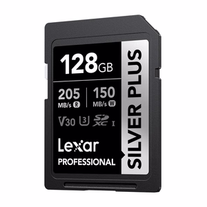 Lexar Professional SILVER PLUS SDXC 128 GB -muistikortti