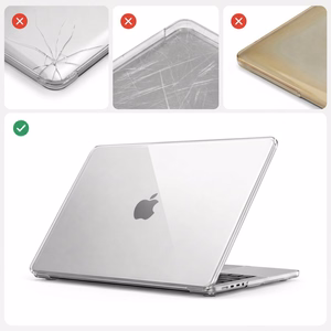 Tech-Protect Softshell -suojakuori MacBook Neo 13" 2026 -mallille, läpinäkyvä