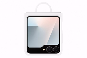 Samsung silikonisuojakuori Samsung Galaxy Z Flip7 FE - valkoinen