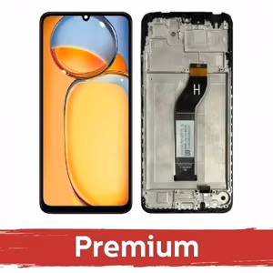 LCD Näyttö yhteensopiva Xiaomi Redmi 13C 4G / Redmi 13C 5G / Poco C65 Musta kehyksellä OEM