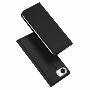 DUX DUCIS SKIN PRO lompakkosuojakuori iPhone 16e:lle - musta