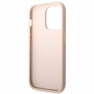 Guess GUHCP14L4GMGPI iPhone 14 Pro 6.1" vaaleanpunainen/vaaleanpunainen kovakotelo 4G Iso metallilogo