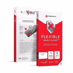 Forcell Flexible Nano Glass 5D iPhone 17 Pro Max musta