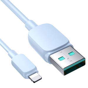 Joyroom Multi-Color Series A14 Lightning / USB-A 2.4A 1.2m Kaapeli - sininen