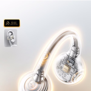 Joyroom Openfree JR-OE3 TWS-langattomat in-ear-kuulokkeet, hopeanväriset