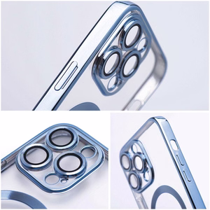 Suojakuori Samsung A37:lle Electro Mag Cover yhteensopiva MagSafe titaanisininen