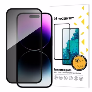Wozinsky Privacy Glass karkaistu yksityisyyslasi Anti-spy-suodattimella iPhone 16 Pro Maxille