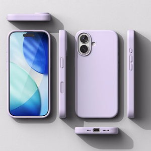 Ringke Silicone Magnetic MagSafe -suojakuori iPhone 17 - violetti