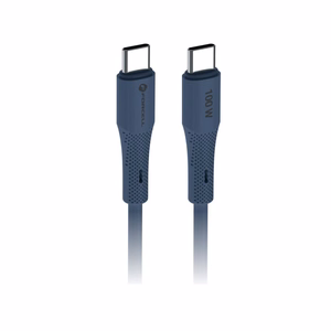 Kaapeli USB C - USB C Forcell F-Energy QC4.0 PD 5A 100W silikoni 1 m C347 tummansininen