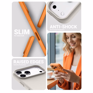 Crong Color Cover Magnetic MagSafe suojakuori iPhone 17 -laitteelle, musta