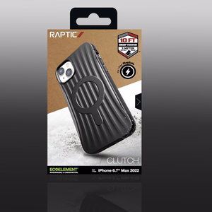 Raptic X-Doria Clutch Case iPhone 14 Plus MagSafe takakuori musta