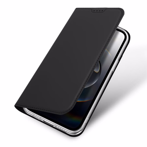 DUX DUCIS SKIN PRO lompakkosuojakuori iPhone 16e:lle - musta