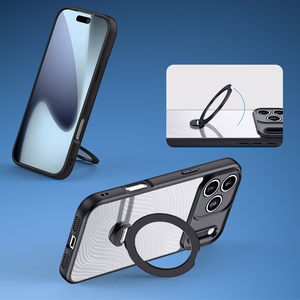 DUX DUCIS suojakuori AIMO MAG STAND MagSafe-yhteensopiva iPhone 17 Pro Max:lle musta