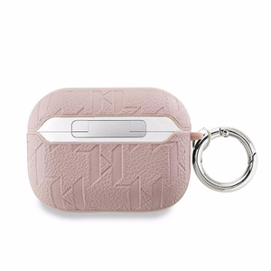 Karl Lagerfeld Monogram Choupette Head suojakuori AirPods Pro 2:lle - vaaleanpunainen
