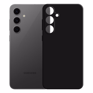 3mk Silikoninen Suojakuori Samsung Galaxy S24 FE:lle - Musta