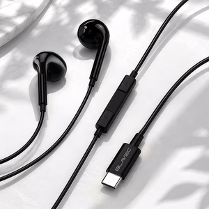 Blavec BHS-02 USB-C -nappikuulokkeet mikrofonilla ja DAC-muuntimella (BHS02-B), mustat