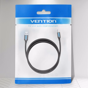 Vention USB 2.0 A-uros–B-uros -kaapeli 3 m, musta, PVC
