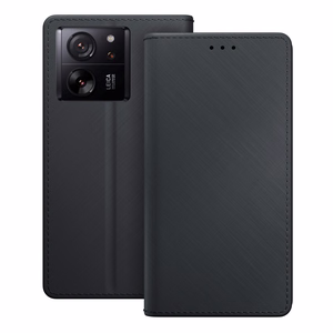 3mk Wallet Case Xiaomi 13T:lle - Musta