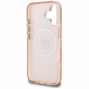 Karl Lagerfeld IML Choupette Head Logo MagSafe Suojakuori iPhone 16 - vaaleanpunainen