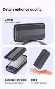 Varavirtalähde Awei P19K 5V/2.4A 20000mAh musta
