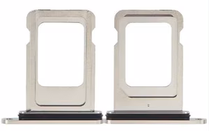 SIM-kortinpidike iPhone 15 Pro/15 Pro Max Natural Titanium alkuperäinen (käytetty Grade A)