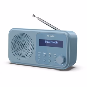Sharp Tokyo DR-P420(BL) kannettava digitaaliradio Bluetooth-yhteydellä, sininen