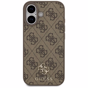 GUESS 4G Small Classic Logo MagSafe -suojakuori iPhone 17 - ruskea