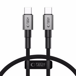 Tech-Protect UltraBoost DNA USB-C PD100W/5A Kaapeli 50cm - harmaa