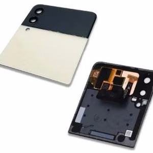 LCD-näyttö Samsung F711 Z Flip3 5G kosketusnäytöllä kehyksellä (ulko) kerma alkuperäinen (käytetty Grade C)