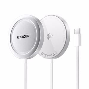 Langaton laturi Essager ES-WC11 Qi2 hopeinen 15W