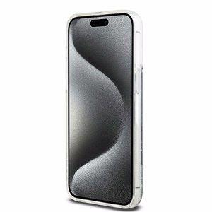 DKNY suojakuori iPhone 15 Pro Max 6,7' DKHCP15XLBNAEK musta HC nestemäiset kimalteet kaarilogolla