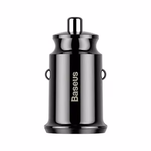 Baseus Grain autolaturi 2x USB 5V 3,1A, musta