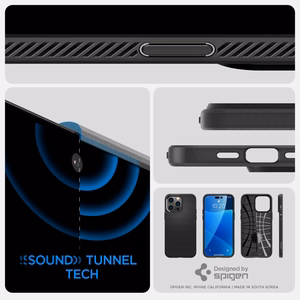 Spigen Liquid Air iPhone 14 Pro kotelo - Matta musta
