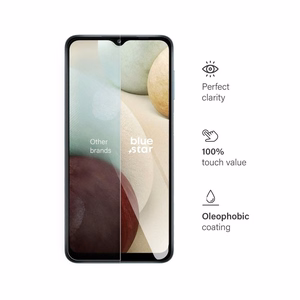 Tempered glass to Samsung Galaxy A12 Blue Star