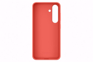 Samsung Silicone Case -suojakuori Samsung Galaxy S25 -puhelimelle, punainen