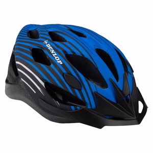 Dunlop säädettävä MTB-pyöräilykypärä, koko M, 55–58 cm, sininen ja musta