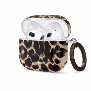 Tech-Protect Lamano case for AirPods 4 / 5 - black and brown