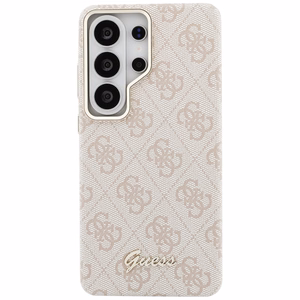 Guess suojakuori 4G Script MagSafe Samsung Galaxy S26 Ultra:lle pinkki